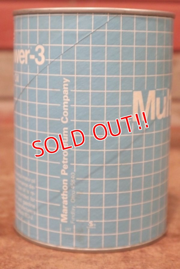 画像4: dp-200415-14 MARATHON / Multipower-3 1QT Motor Oil Can 