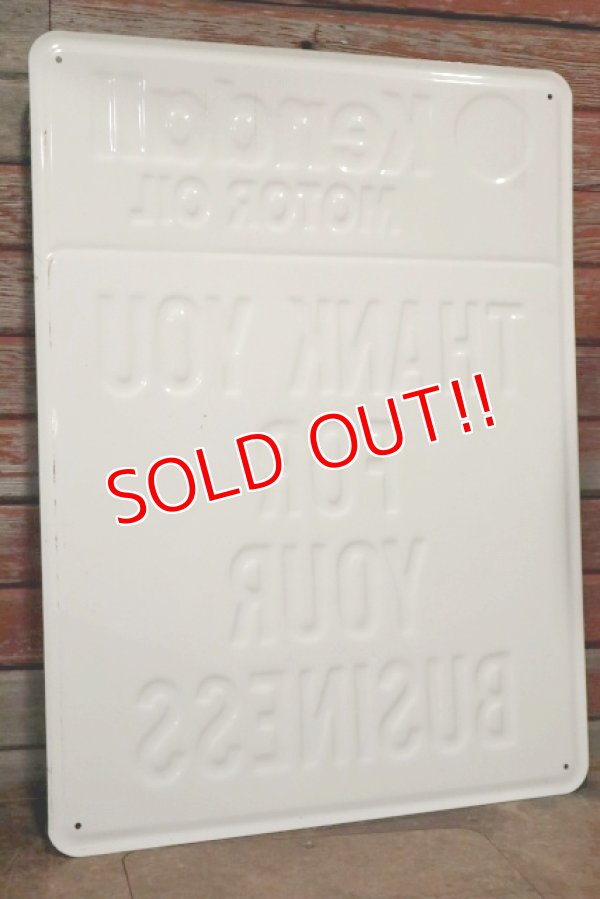 画像7: dp-200415-05 Kendall / 1980's "THANK YOU FOR YOUR BUSINESS" Sign