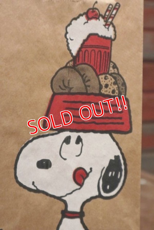 画像6: ct-191211-31 Snoopy / 1980's Paper Lunch Bags