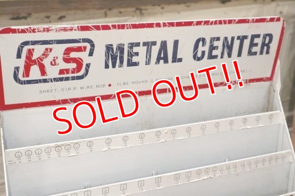 画像2: dp-200415-06 K＆S METAL CENTER / 1960's Metal Rack
