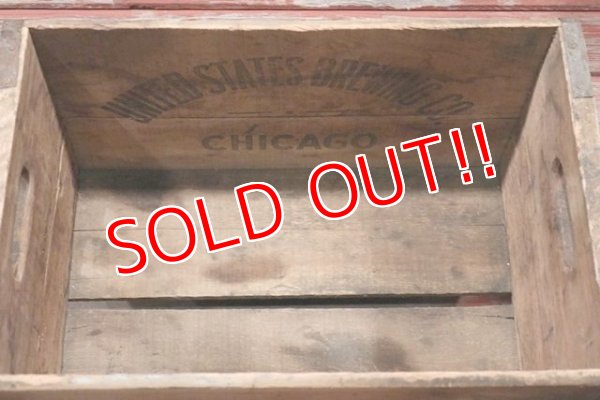 画像6: dp-200501-05 UNITED STATES BREWING CO. CHICAGO / Vintage Wood Box
