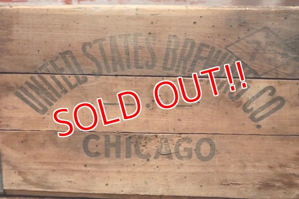 画像2: dp-200501-05 UNITED STATES BREWING CO. CHICAGO / Vintage Wood Box