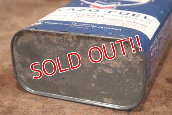 画像8: dp-200501-29 Chevron / 1950's〜BLAZO FUEL Oil Can