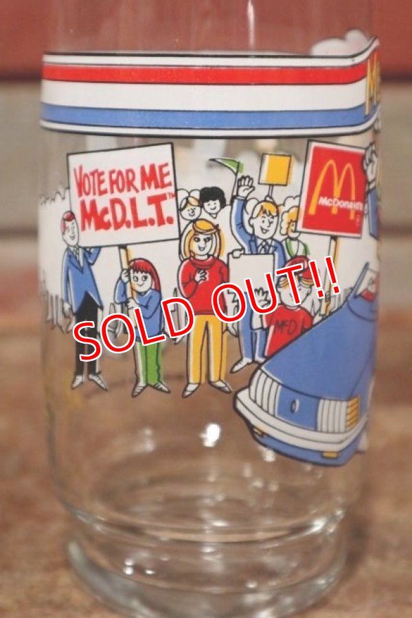 画像3: gs-200501-03 McDonald's / Mc Vote '86 “McD.L.T.” Glass