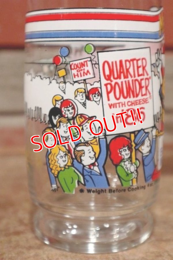 画像3: gs-200501-01 McDonald's / Mc Vote '86 “Quarter Pounder" Glass