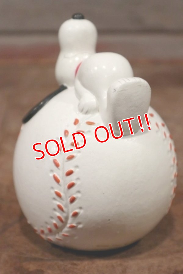 画像6: ct-200510-01 Snoopy / Determined 1976 Bank "Baseball"