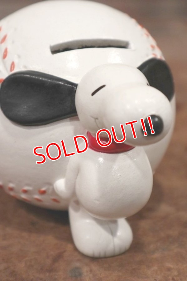画像5: ct-200510-01 Snoopy / Determined 1976 Bank "Baseball"