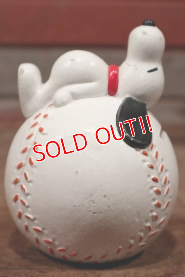 画像2: ct-200510-01 Snoopy / Determined 1976 Bank "Baseball"