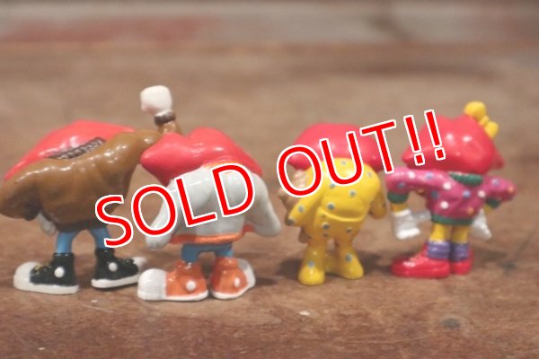 画像7: ct-200501-20 General Foods / Tang Lips 1980's PVC Figure set of 4