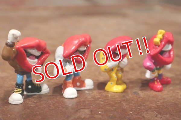 画像6: ct-200501-20 General Foods / Tang Lips 1980's PVC Figure set of 4