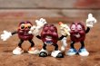 画像1: ct-200501-18 California Raisins / 1987 Del Monte Fruit Snacks Musical Sandwich PVC Set