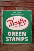 画像1: dp-200510-07 Thrifty Green Stamp / 1960's W-side Metal Sign