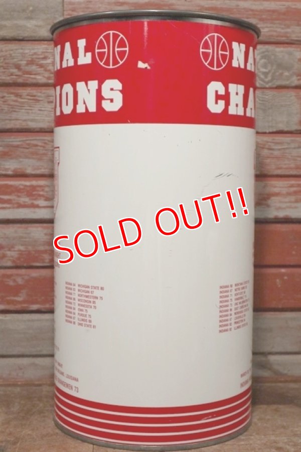 画像7: dp-200501-36 INDIANA UNIVERSITY / 1986-1987 NCAA Basketball Champions Trash Can