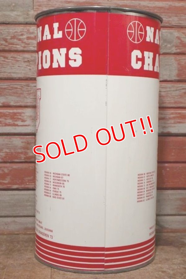 画像9: dp-200501-36 INDIANA UNIVERSITY / 1986-1987 NCAA Basketball Champions Trash Can