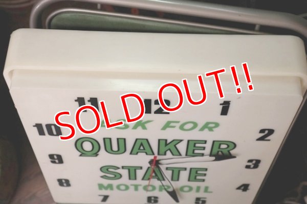 画像8: dp-200510-15 Quaker State / 1960's Light Up Sign Clock