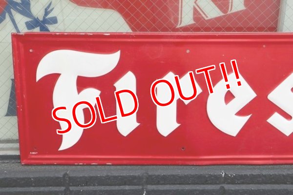 画像2: dp-200501-31 Firestone / 1970's Metal Sign