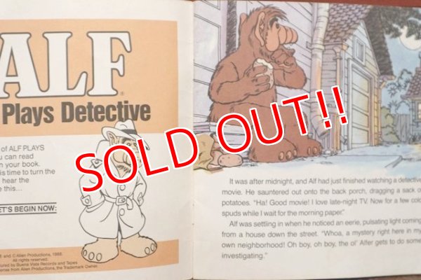 画像3: ct-200501-24 ALF / 1988 Read-Along Book "Alf Plays Detective"