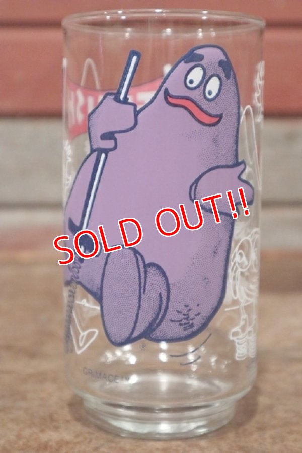 画像1: gs-200601-01 McDonald's / 1977 Action Series "Grimace" Glass