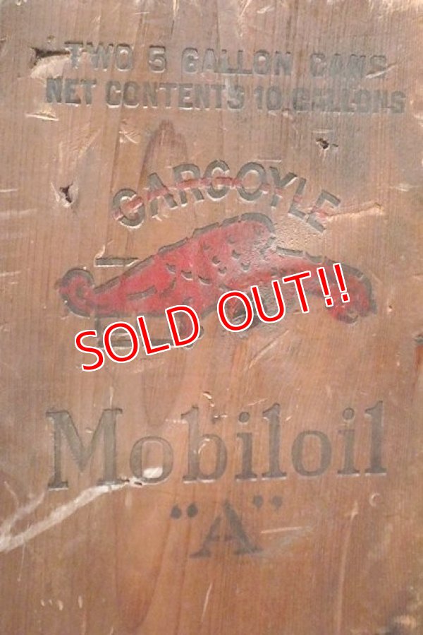 画像3: dp-200601-12 Mobiloil / Gargoyle 1930's Wood Box