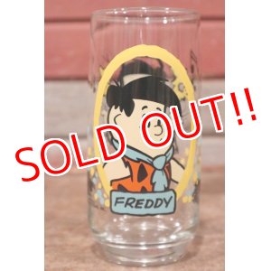 画像: gs-200601-14 The Flintstones Kids / 1986 Pizza Hut "Freddy" Glass
