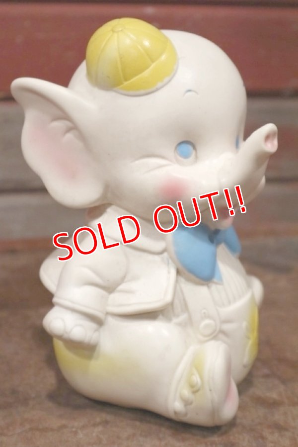 画像2: ct-200601-08 EDWARD MOBLEY / 1960's Elephant Squeaky Doll