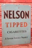 画像1: dp-200610-04 NELSON TIPPED CIGARETTE / 1950's Metal Sign