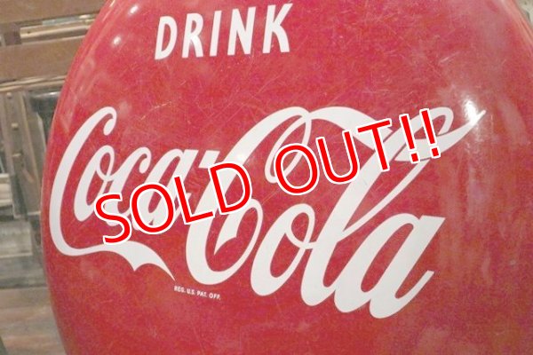 画像3: dp-200610-01 Coca Cola / 1950's-1960's Large Button Sign