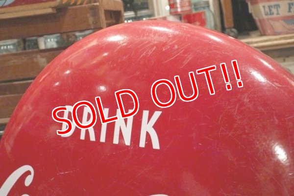 画像2: dp-200610-01 Coca Cola / 1950's-1960's Large Button Sign