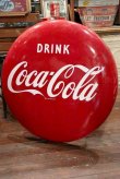 画像1: dp-200610-01 Coca Cola / 1950's-1960's Large Button Sign