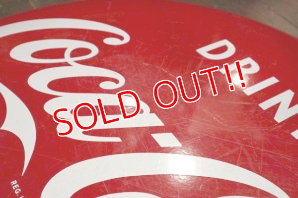 画像10: dp-200610-01 Coca Cola / 1950's-1960's Large Button Sign