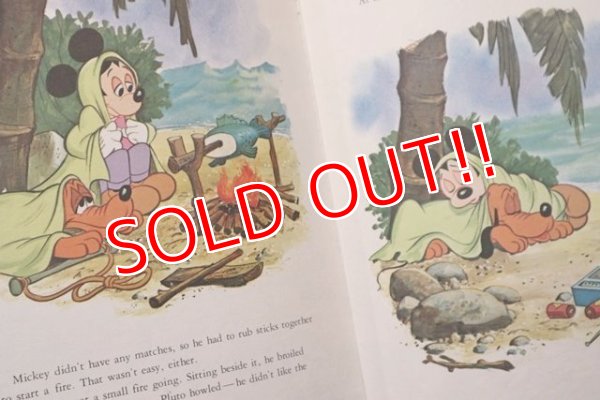画像7: ct-200601-25 Walt Disney's / Mickey Mouse in Hideway Island 1980's Picture Book