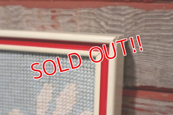 画像5: ct-200601-07 Mickey Mouse / 1970's-1980's Cross-stitch Wall Deco