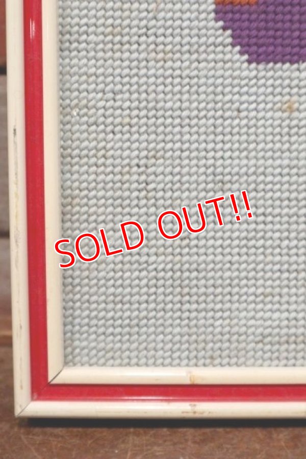 画像6: ct-200601-07 Mickey Mouse / 1970's-1980's Cross-stitch Wall Deco