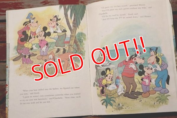 画像8: ct-200601-25 Walt Disney's / Mickey Mouse in Hideway Island 1980's Picture Book