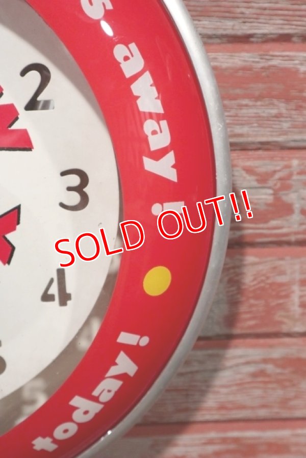 画像8: dp-200601-17 CAT'S PAW / 1940's-1950's Light-Up Wall Clock