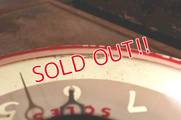 画像11: dp-200601-17 CAT'S PAW / 1940's-1950's Light-Up Wall Clock