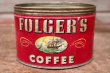 画像1: dp-210901-75 FOLGER'S COFFEE / Vintage Tin Can