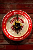 画像1: dp-200601-17 CAT'S PAW / 1940's-1950's Light-Up Wall Clock