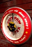 画像2: dp-200601-17 CAT'S PAW / 1940's-1950's Light-Up Wall Clock