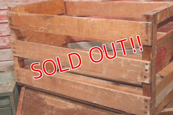 画像6: dp-200601-15 WHITE HOUSE BRAND / Vintage Wood Box