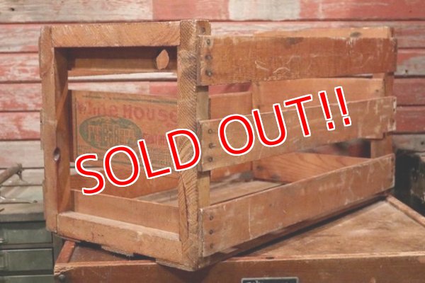 画像3: dp-200601-15 WHITE HOUSE BRAND / Vintage Wood Box