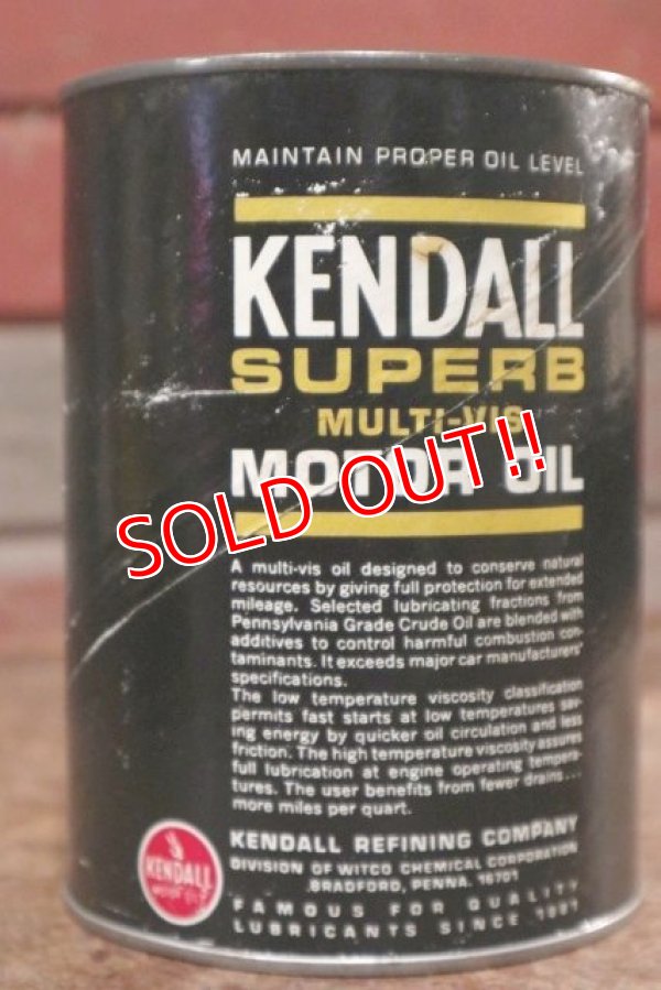 画像3: dp-200701-28 KENDALL / 1QT Motor Oil Can