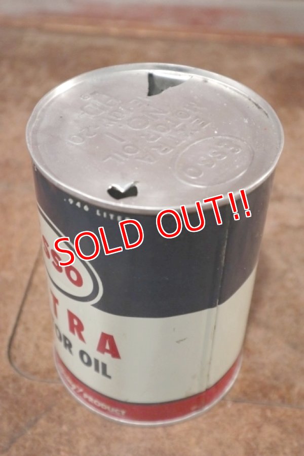 画像5: dp-200701-45 Esso / EXTRA 1962 1QT Motor Oil Can