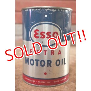 画像: dp-200701-44 Esso / EXTRA 1961 1QT Motor Oil Can