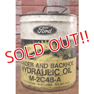 画像: dp-200701-48 Ford / 1970's 5 U.S.GALLONS Oil Can