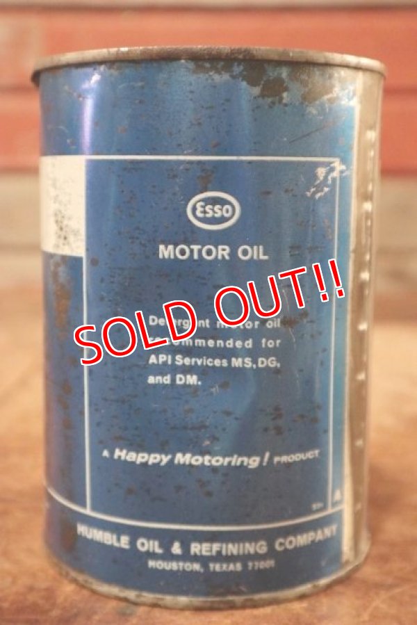 画像2: dp-200701-46 Esso / 1962〜1966 1QT Motor Oil Can