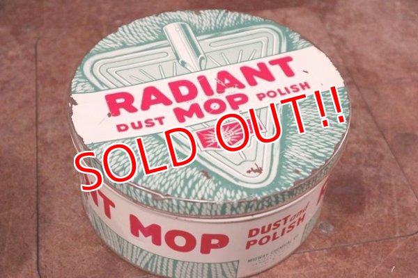 画像1: dp-200701-53 RADIANT Dust Mop Polish / Vintage Tin Can