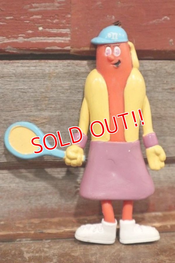 画像1: ct-171001-06 Nathan's Famous Hot Dog / The Franksters 90's Bendable Figure "Tennis"