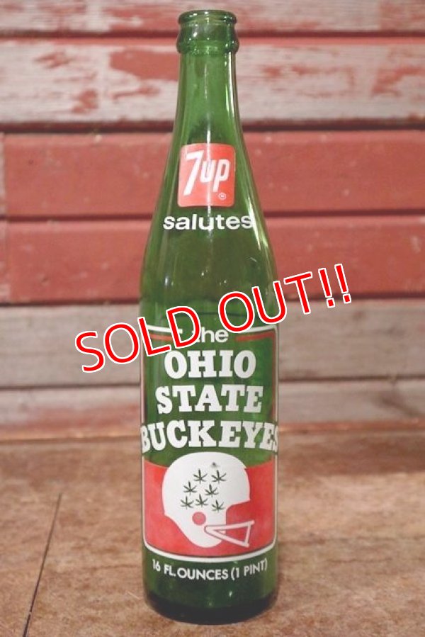 画像1: dp-200701-49 7up / OHIO STATE BUCKEYES 1970's Bottle 