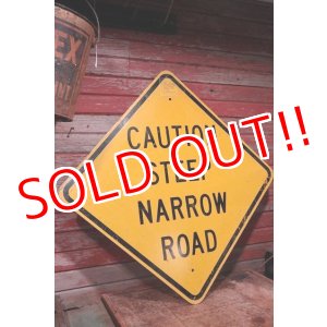 画像: dp-200701-16 Road sign "Caution Steep Narrow Road Road"